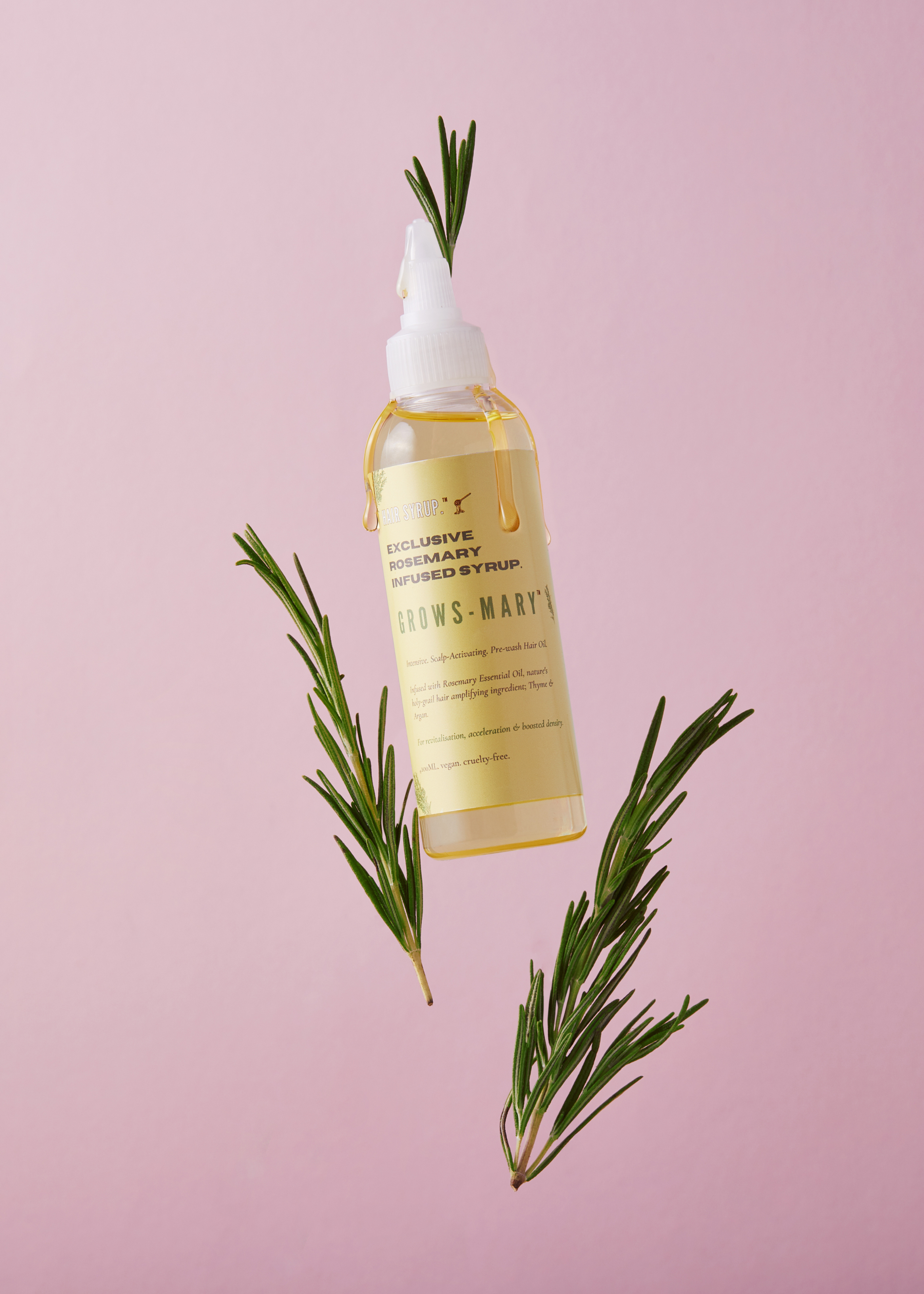 Hair Syrup Rosemary Oil "Grows-Mary" ®