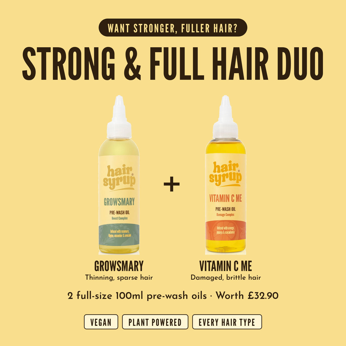 Strong & Full Hair Duo - Growsmary & Vitamin C Me